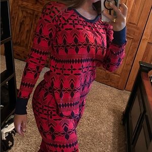 Victoria Secret / Size Medium / Red and Black PJ Set
